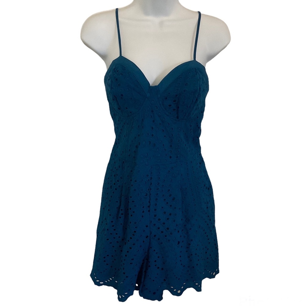 Xhilaration Strappy Eyelet Romper
